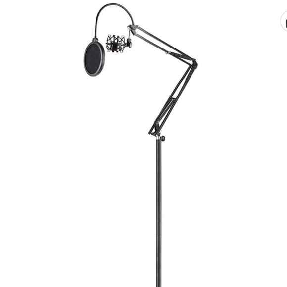 Other Pyle Pmksh28 Microphone Boom Suspension Scissor Spring Arm